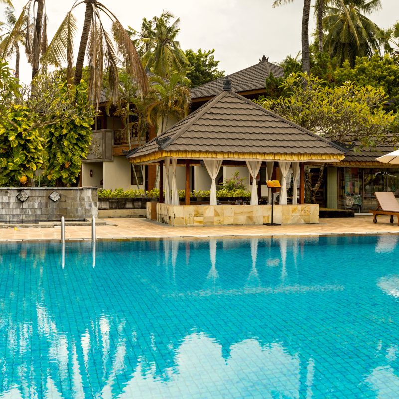 Bali,,indonesia, ,march,2022:,swimming,pool,on,bali,villa.