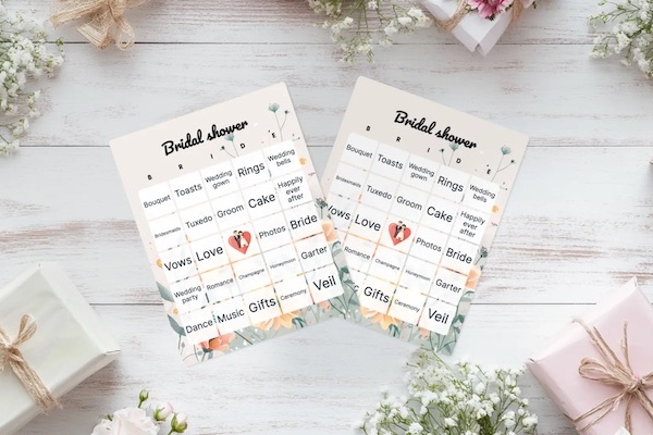 Hens Party Games Bridal Shower Bingo