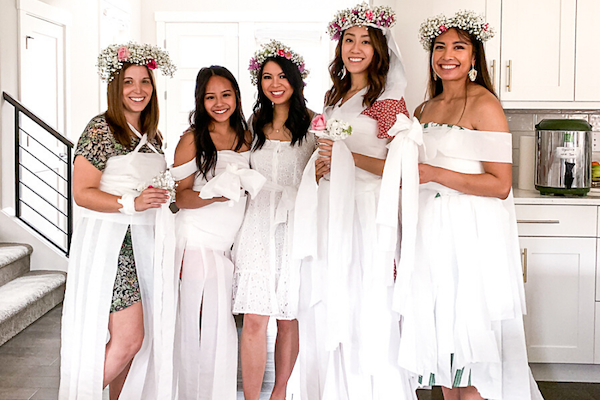 Wedding Paper Dress Wicked Hens